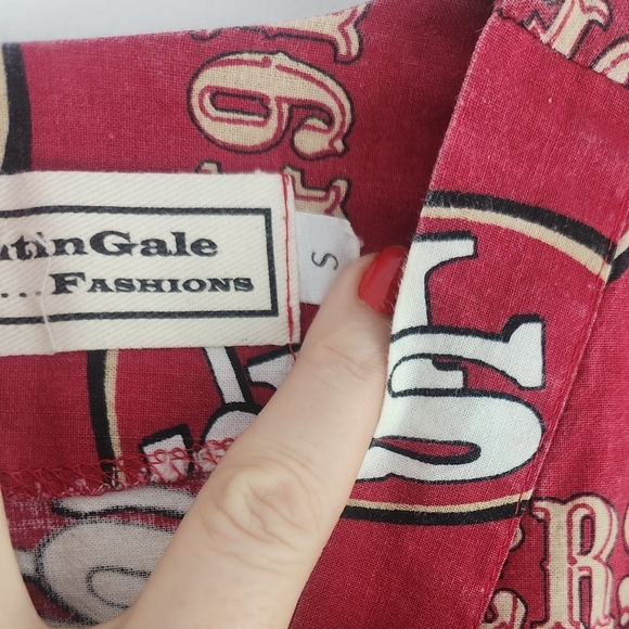 San Francisco 49ers womans scrub top small - Picture 4 of 12